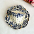 Vintage Blue Rose Tea Set