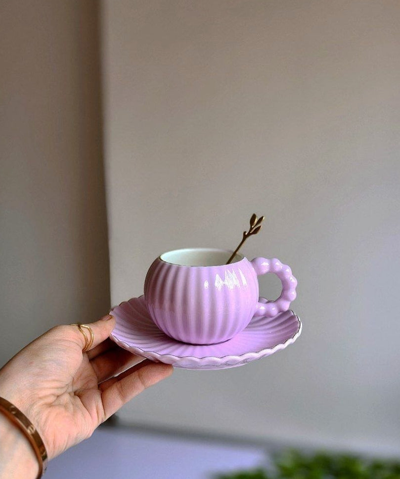 Bubbly Handle Pastel Mugs