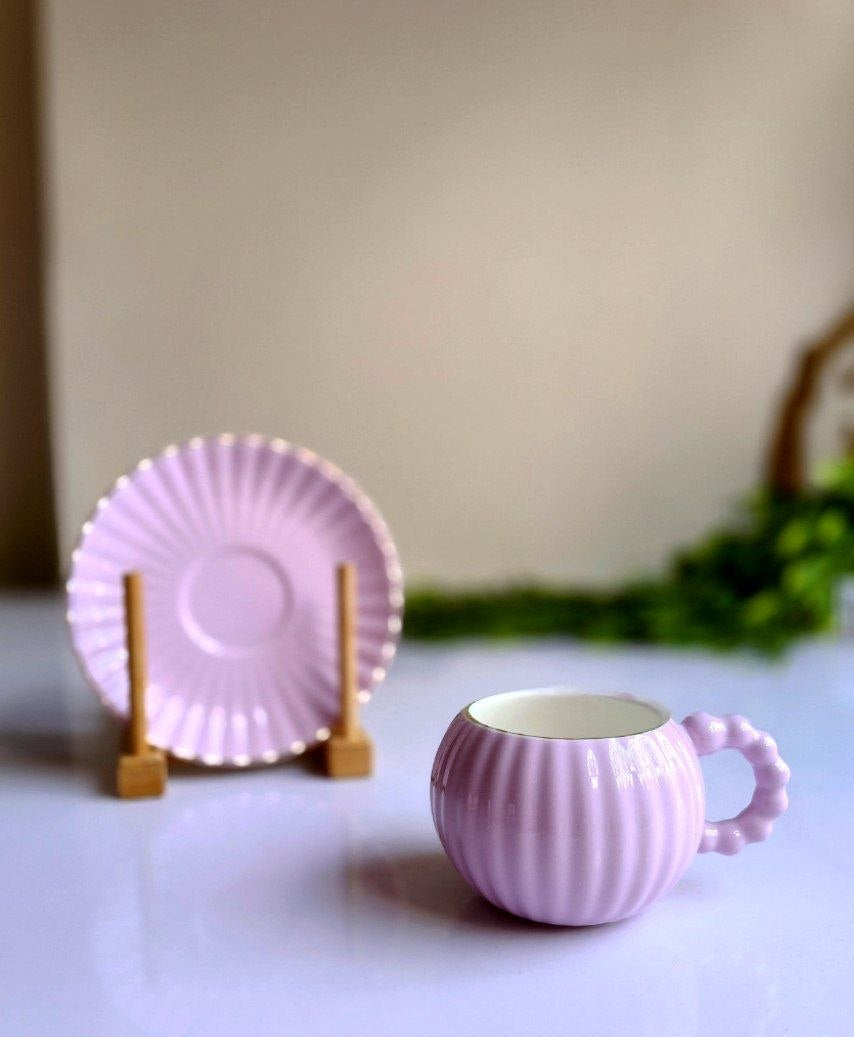 Bubbly Handle Pastel Mugs