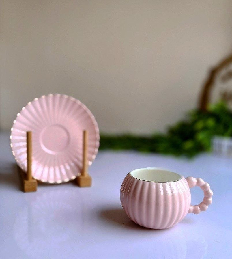 Bubbly Handle Pastel Mugs