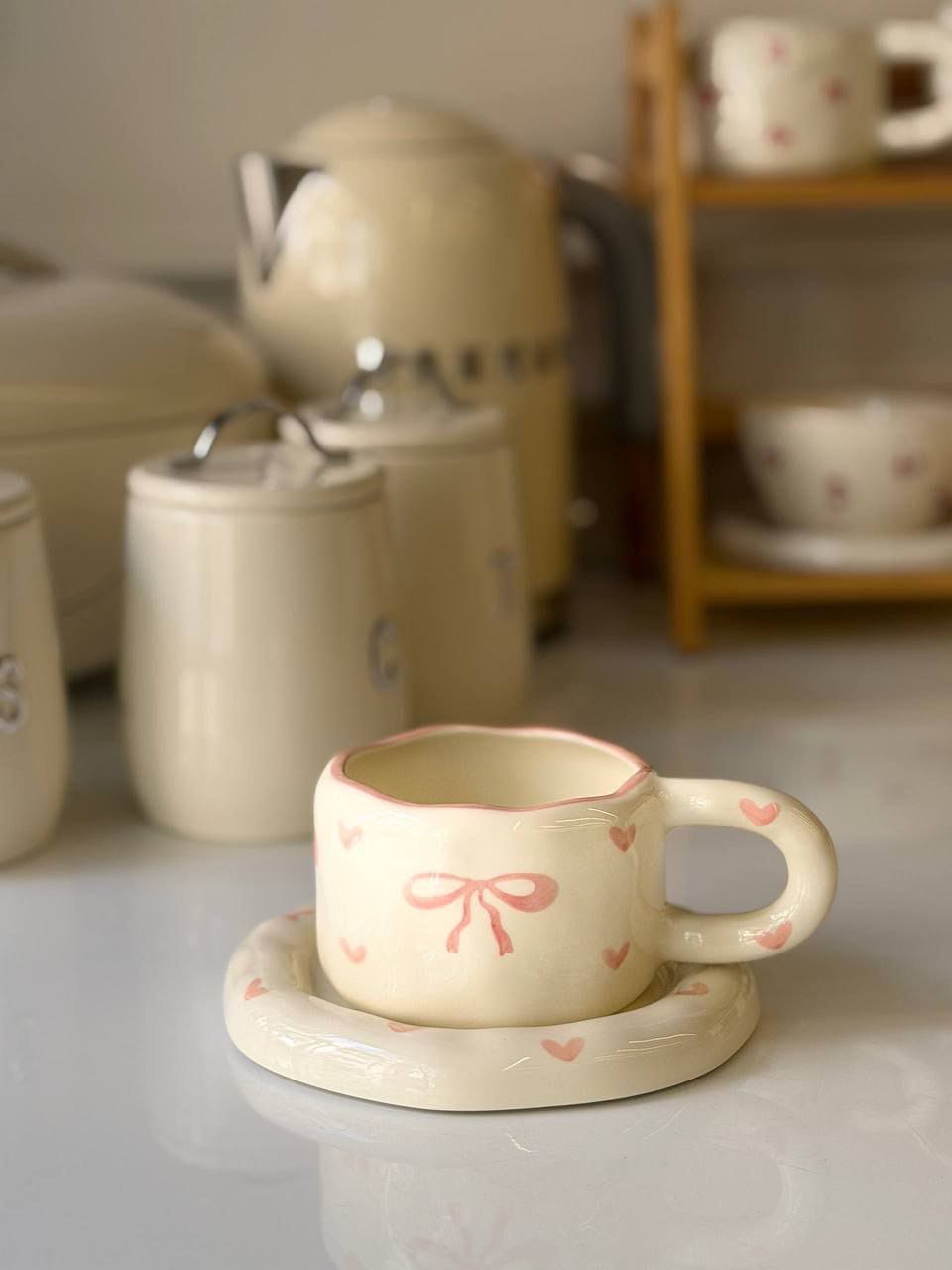 The Sweetheart Bow Cup & Saucer