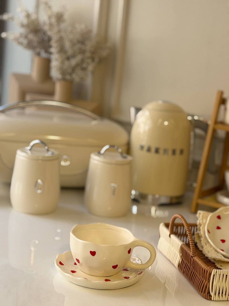 The Crimson Love Teacup Set