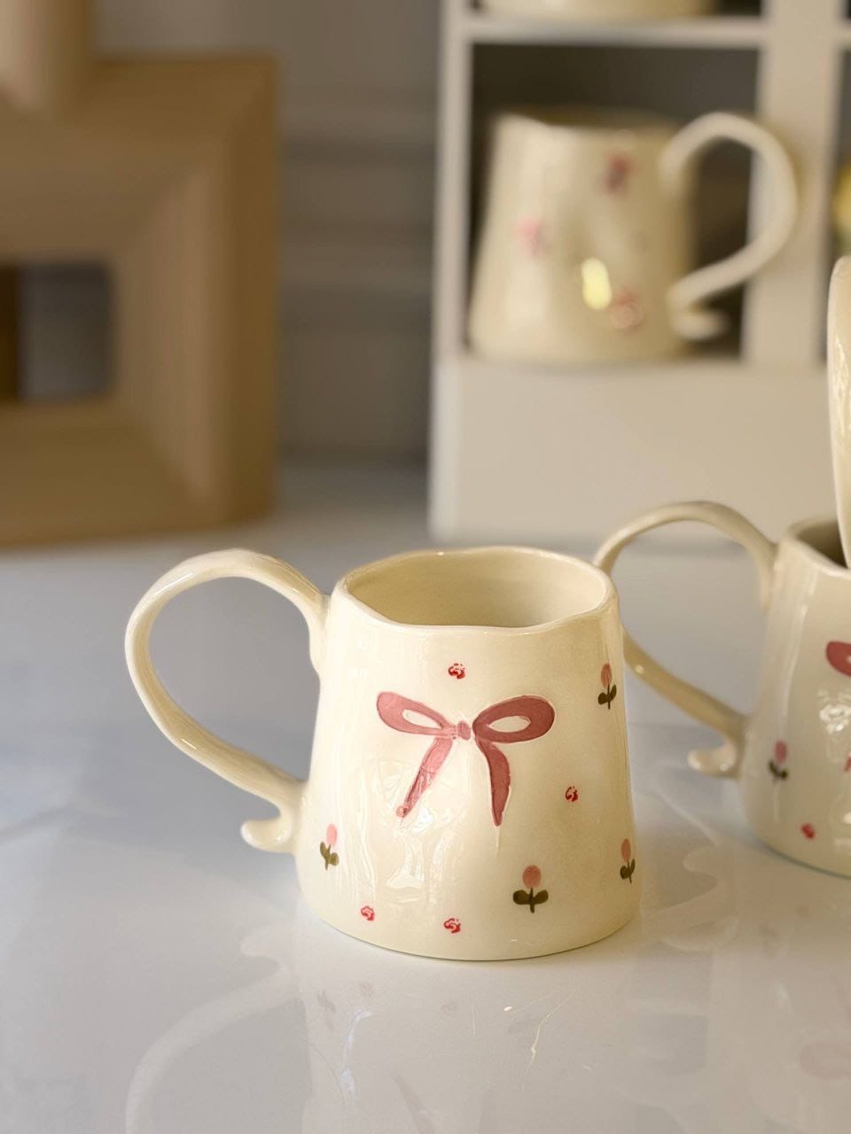 The Petite Ribbon & Flora Mug