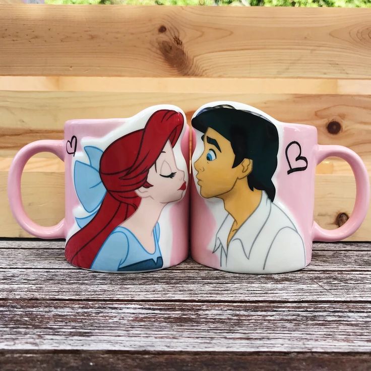 The Royal Romance Kissing Mugs