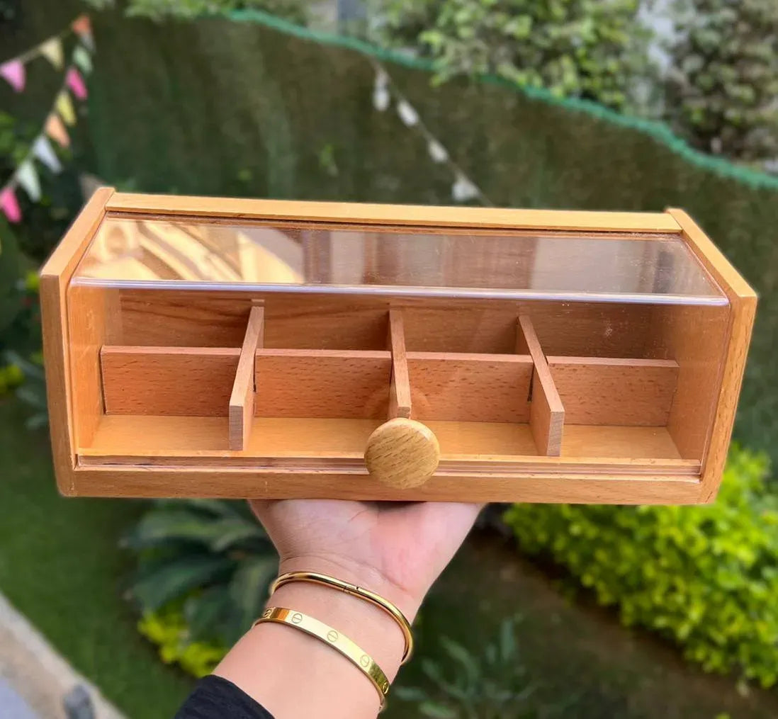 Antique Wood Organizer