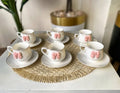 Pink Bow Coffee Set