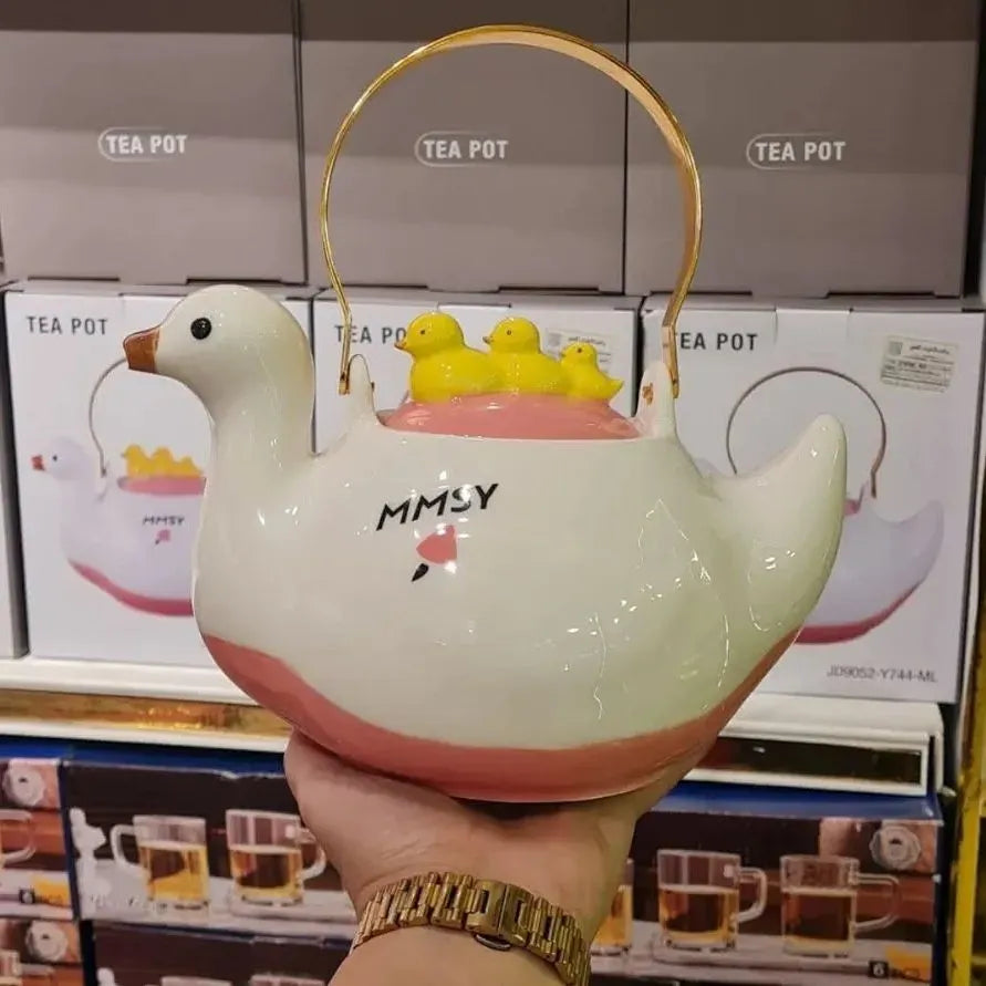 Duck Ceramic Teapot