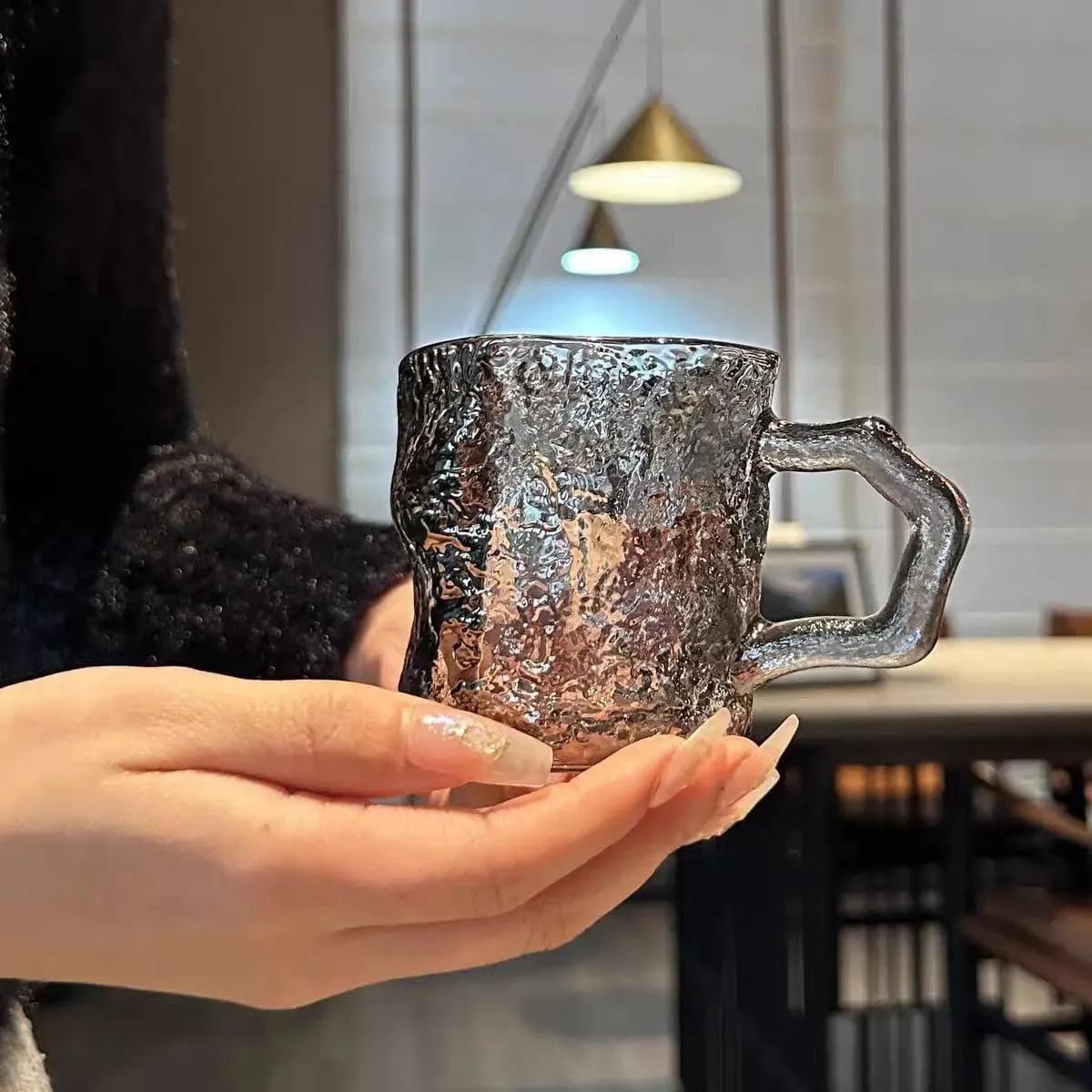 Smoked Glass Mugs