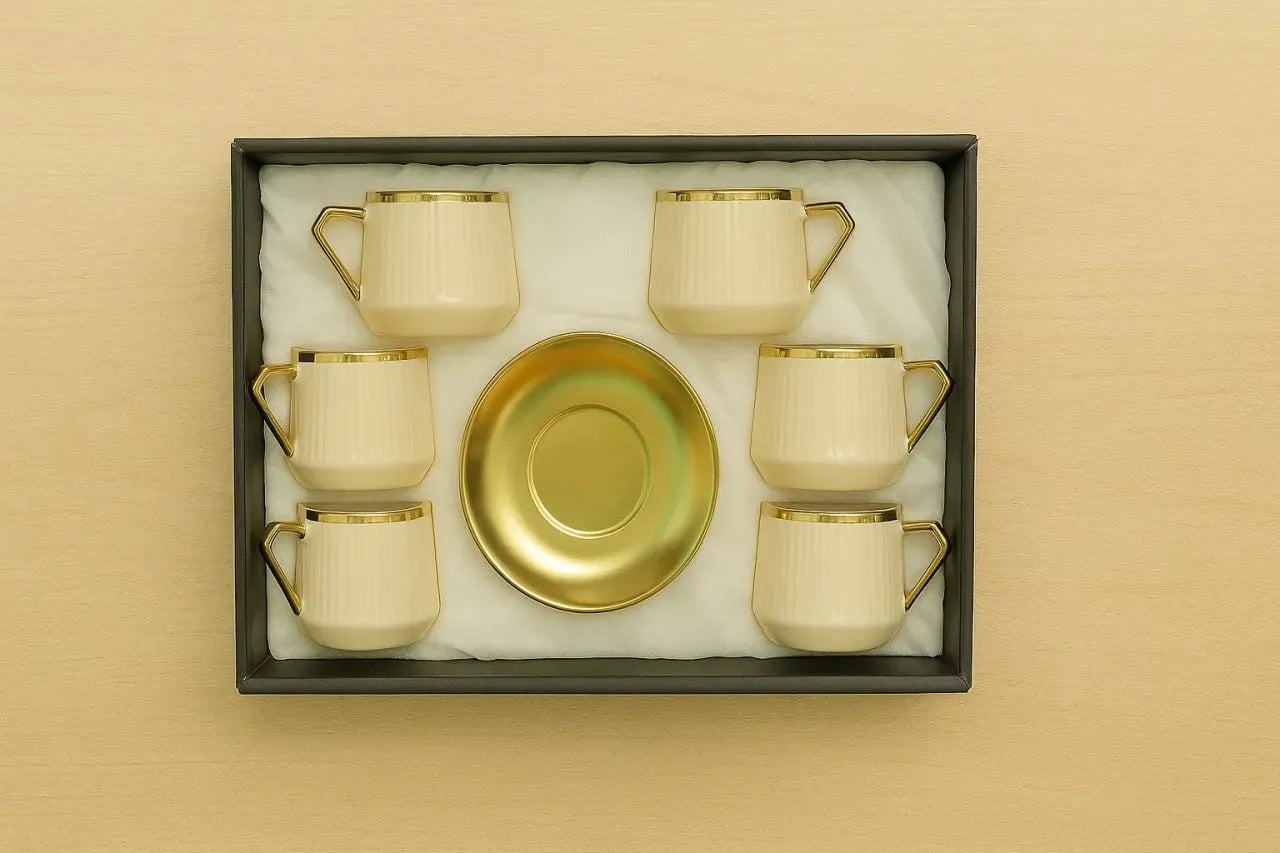 Gold Black Coffee Set