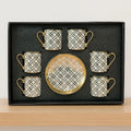 Checkered Coffee Set