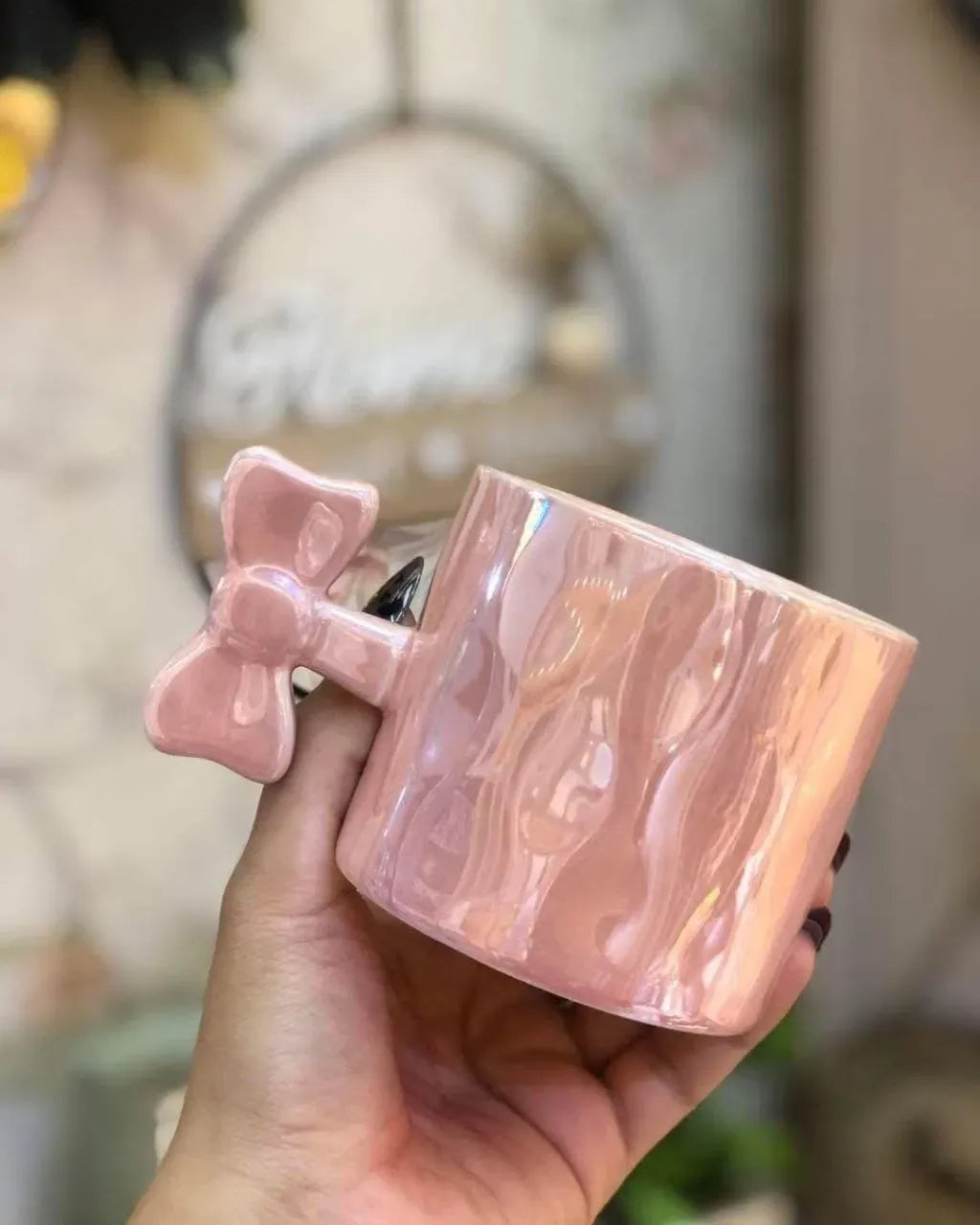 Iridescent Bow Mug