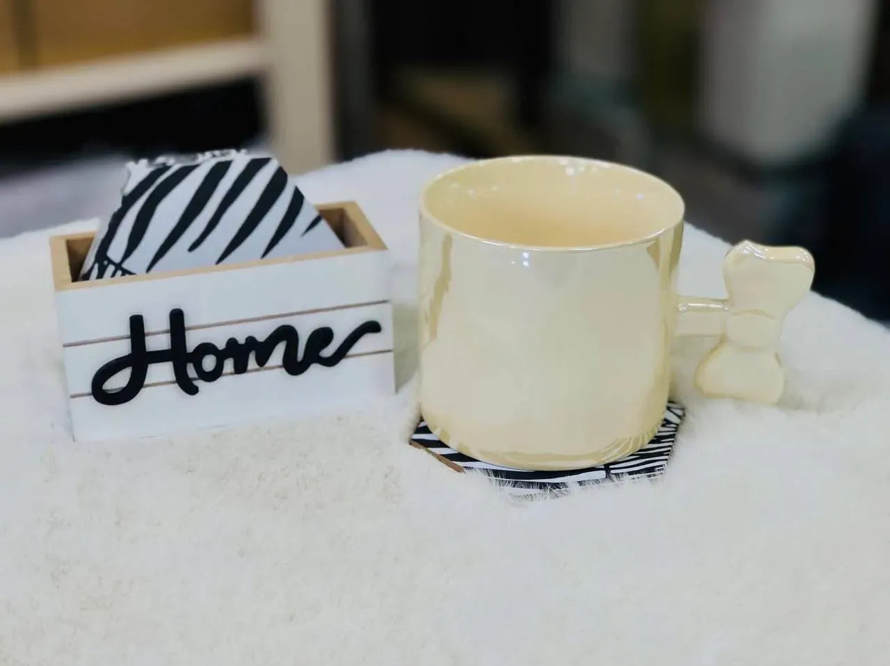 Iridescent Bow Mug