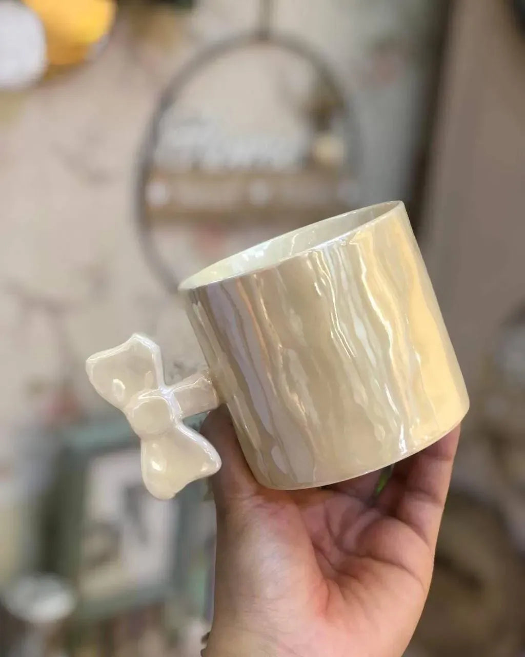 Iridescent Bow Mug