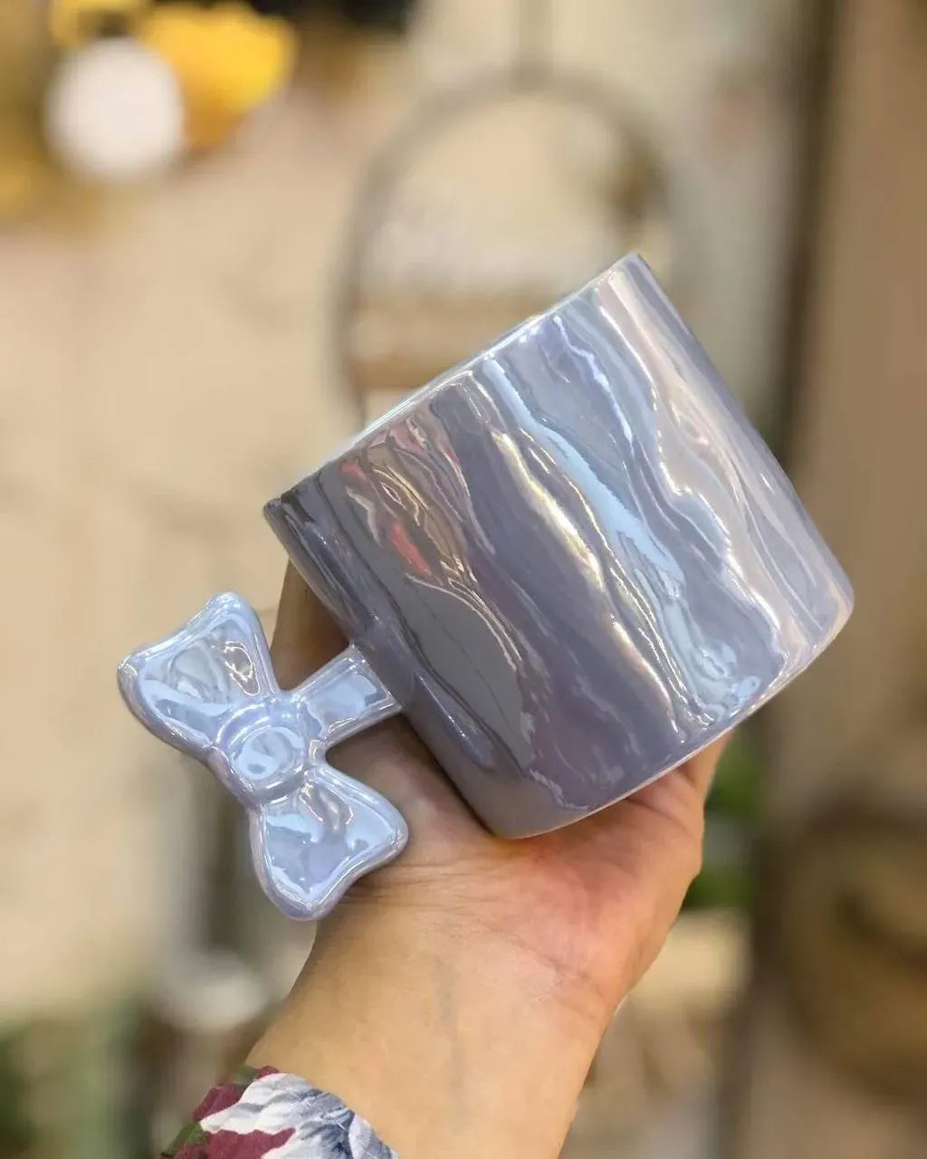 Iridescent Bow Mug