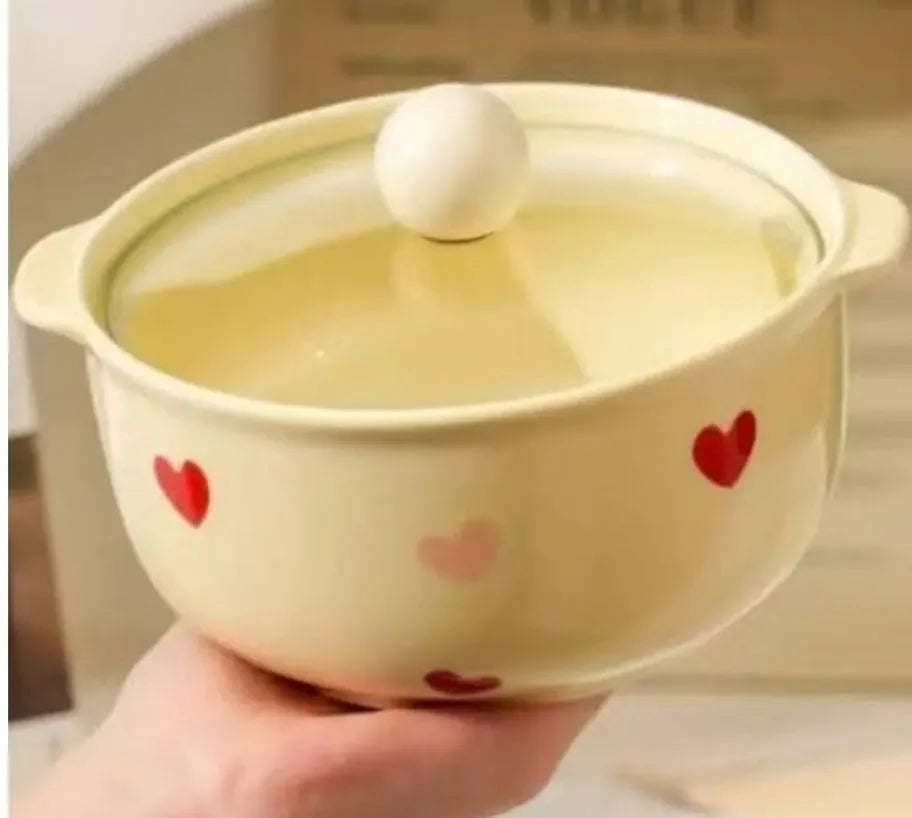 Yellow Heart Noodle Bowl
