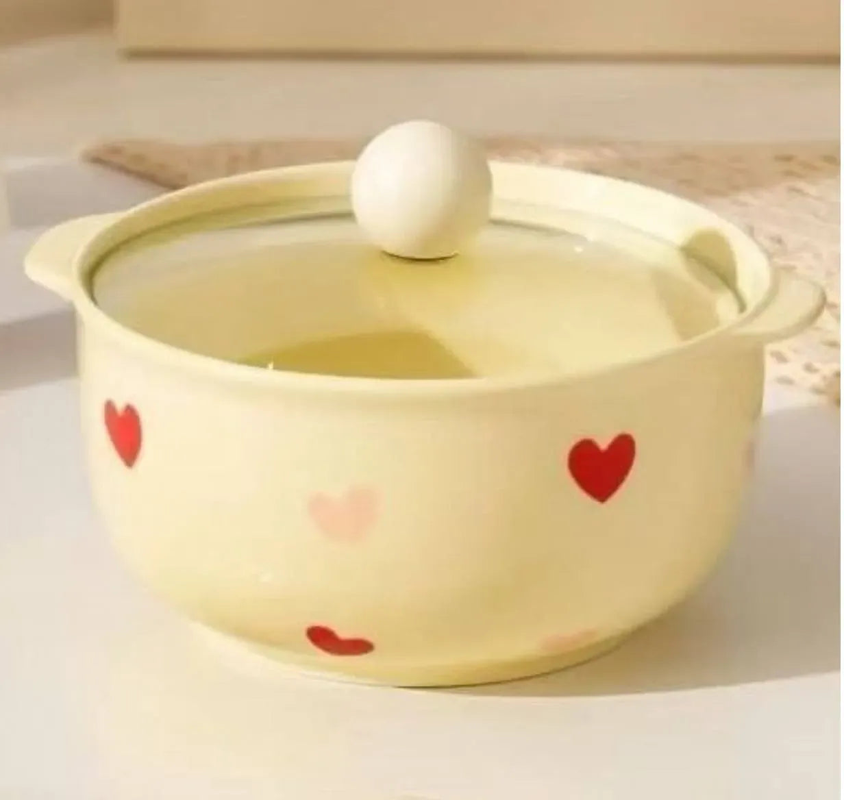Yellow Heart Noodle Bowl