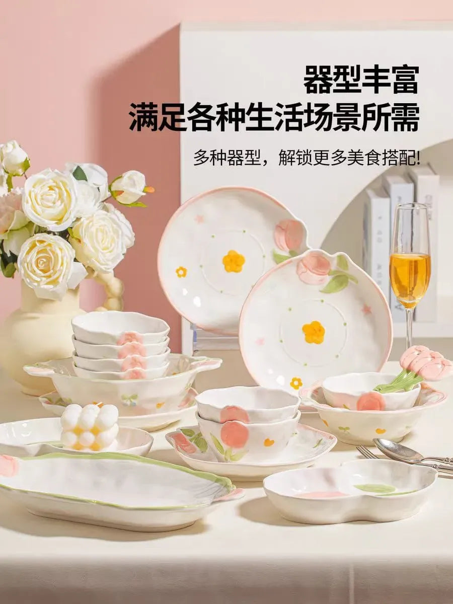 Tulip Checker Dinnerware