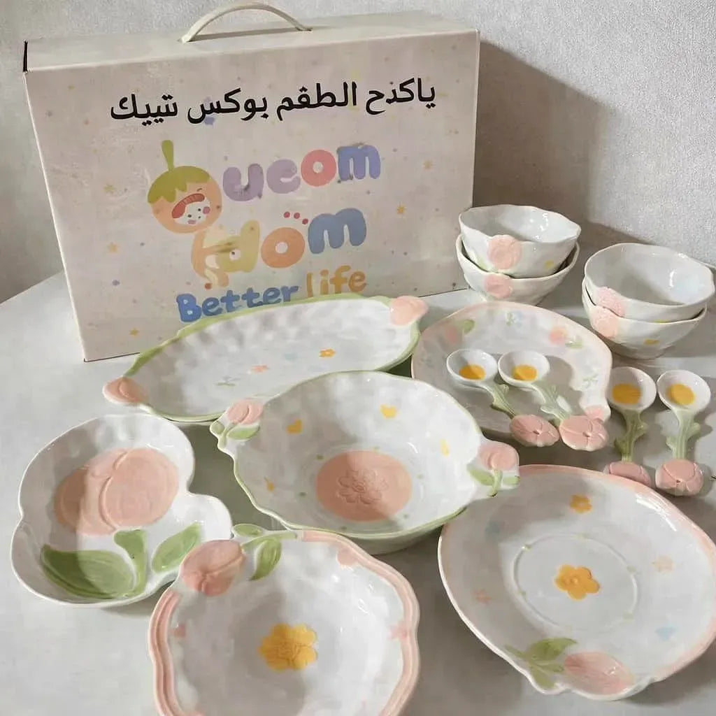 Tulip Checker Dinnerware