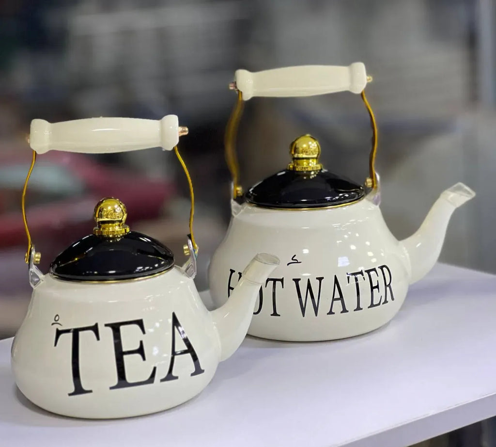 Vintage Enamel Kettle