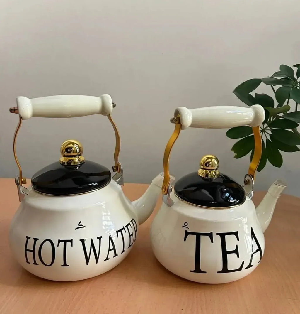 Vintage Enamel Kettle