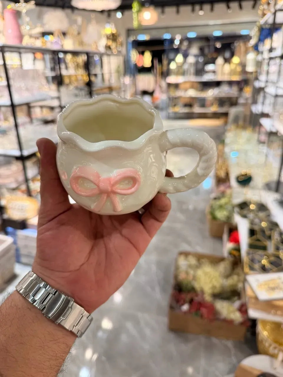 Pink Bow Mug