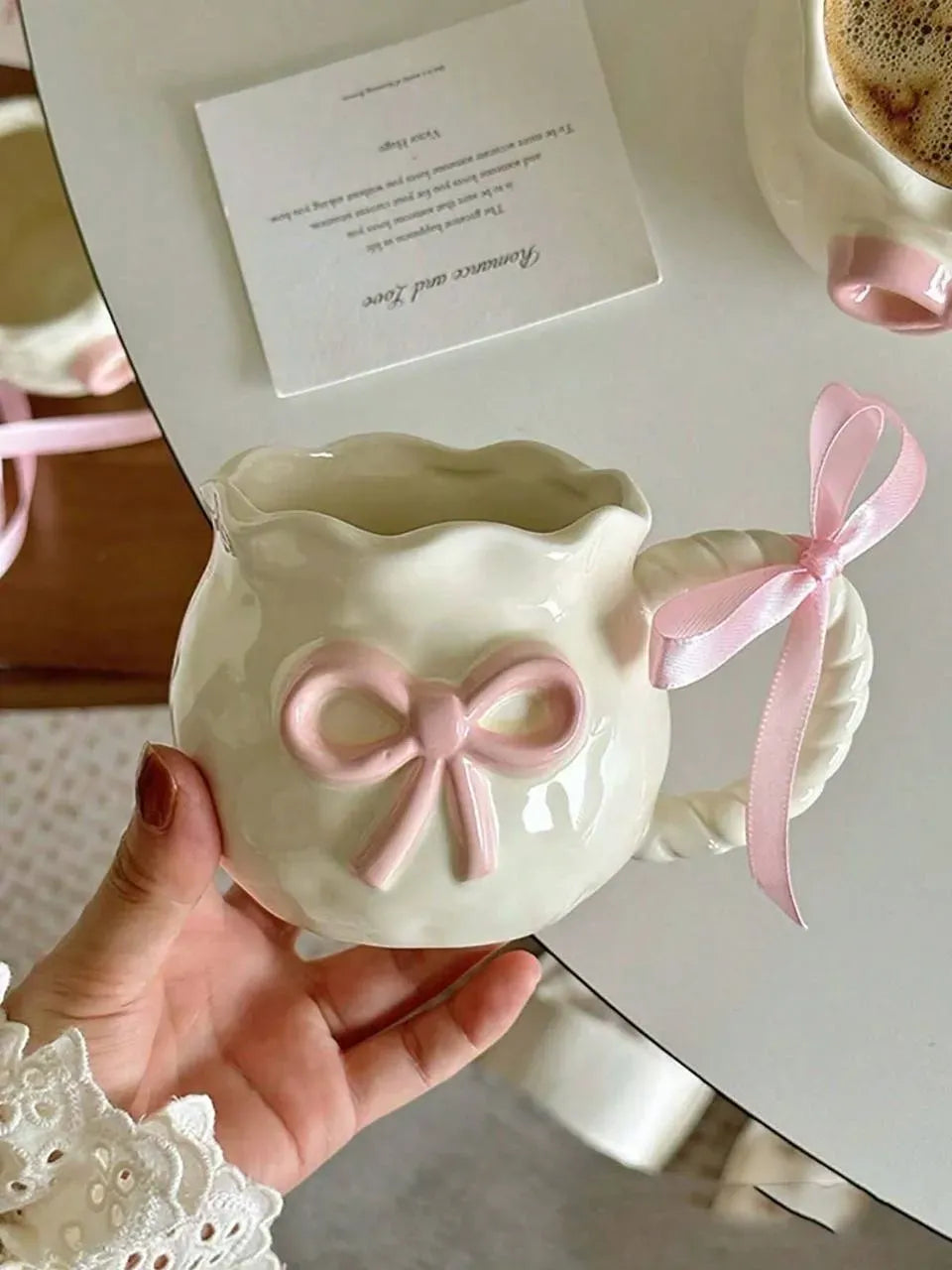 Pink Bow Mug