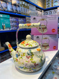 Floral Enamel Kettle