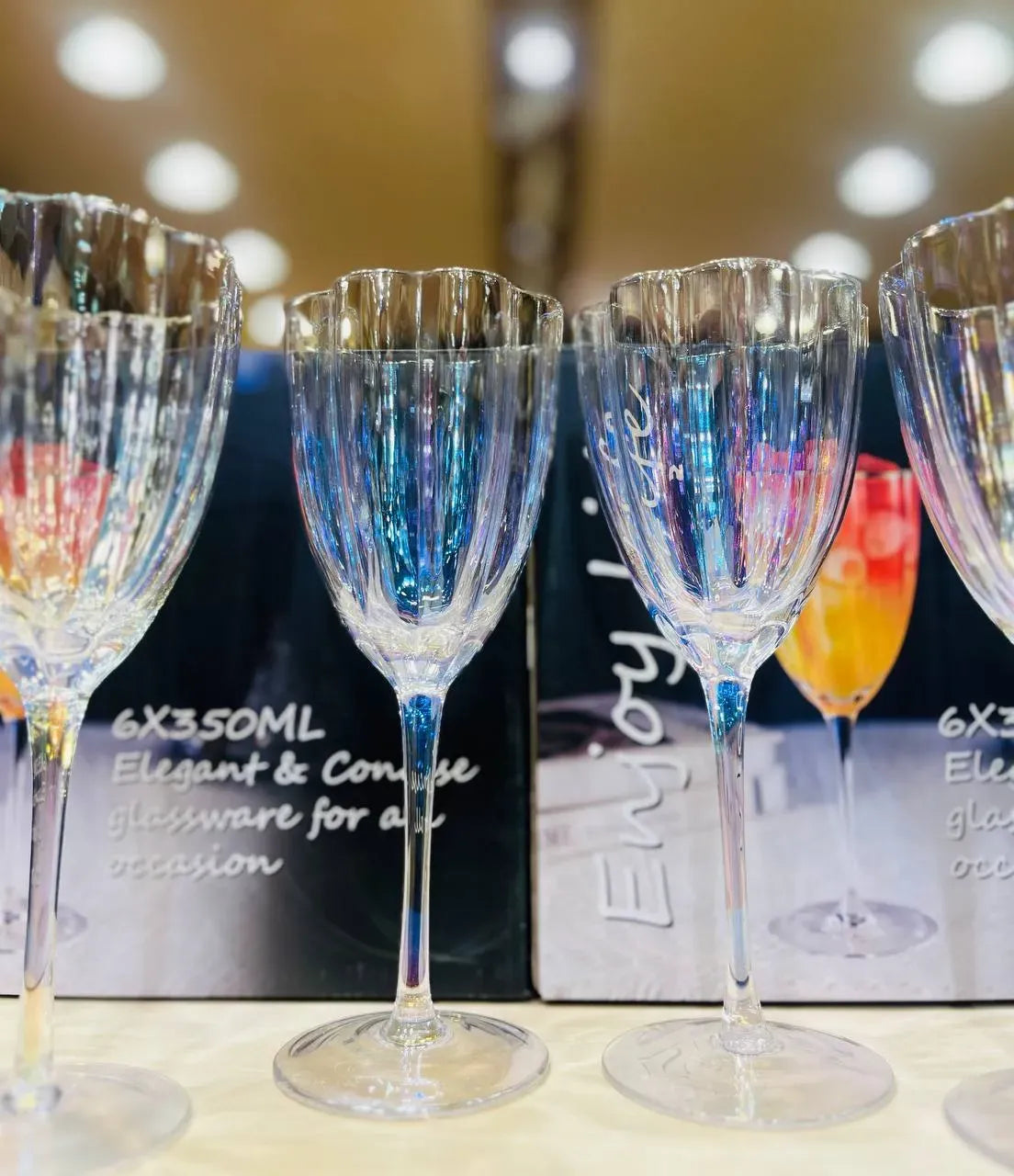Ribbed Flower Flutes