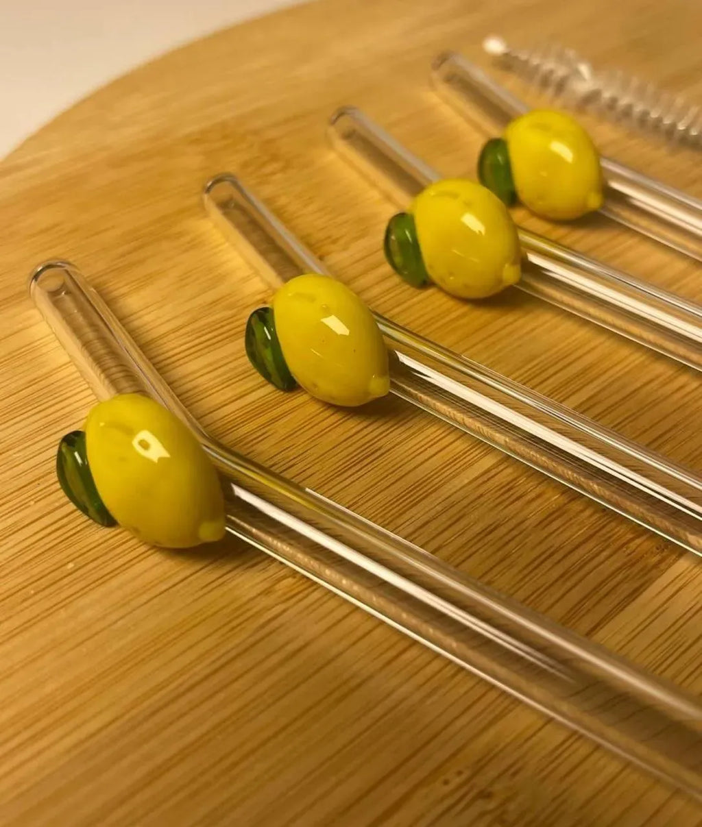 Lemon Glass Straws