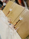 Rose Gold Twisted Cups