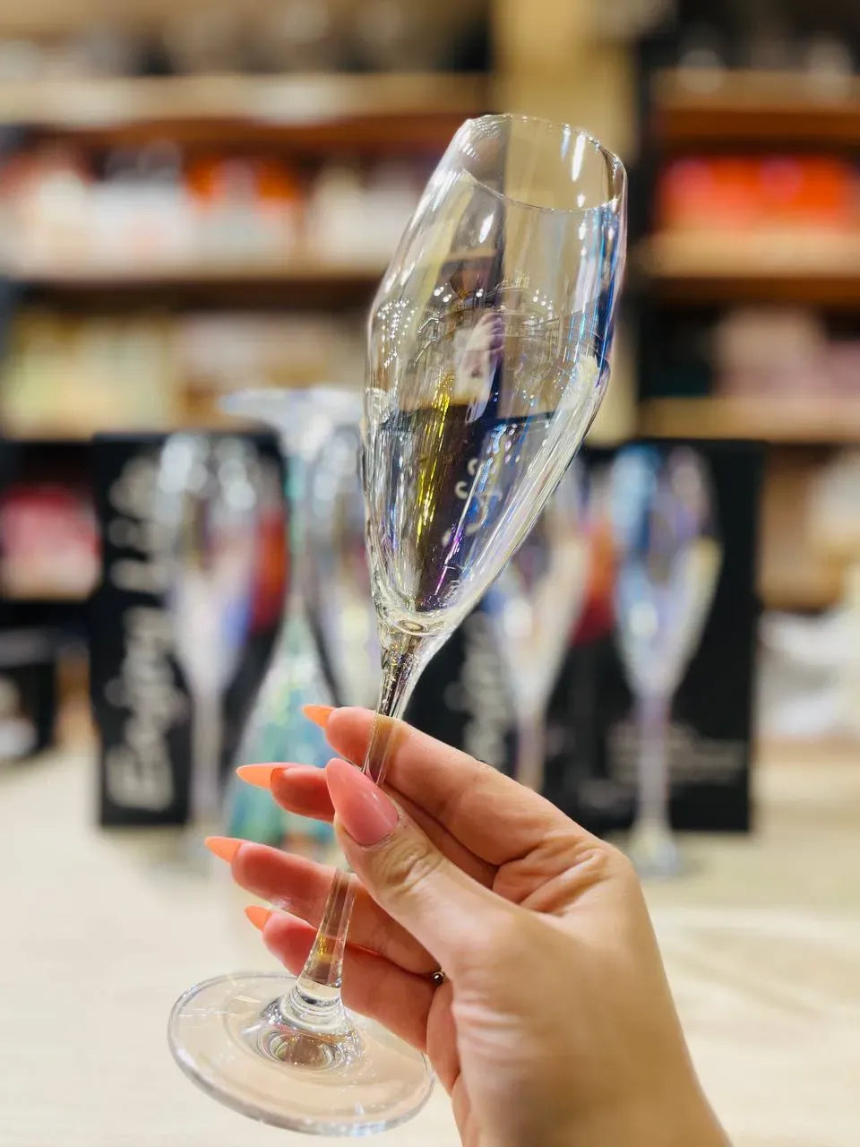 Colorful Crystal Flutes