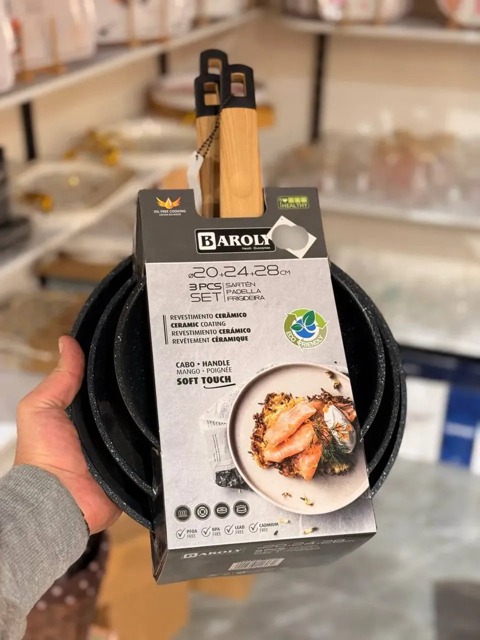 Granite Pan Set 3P