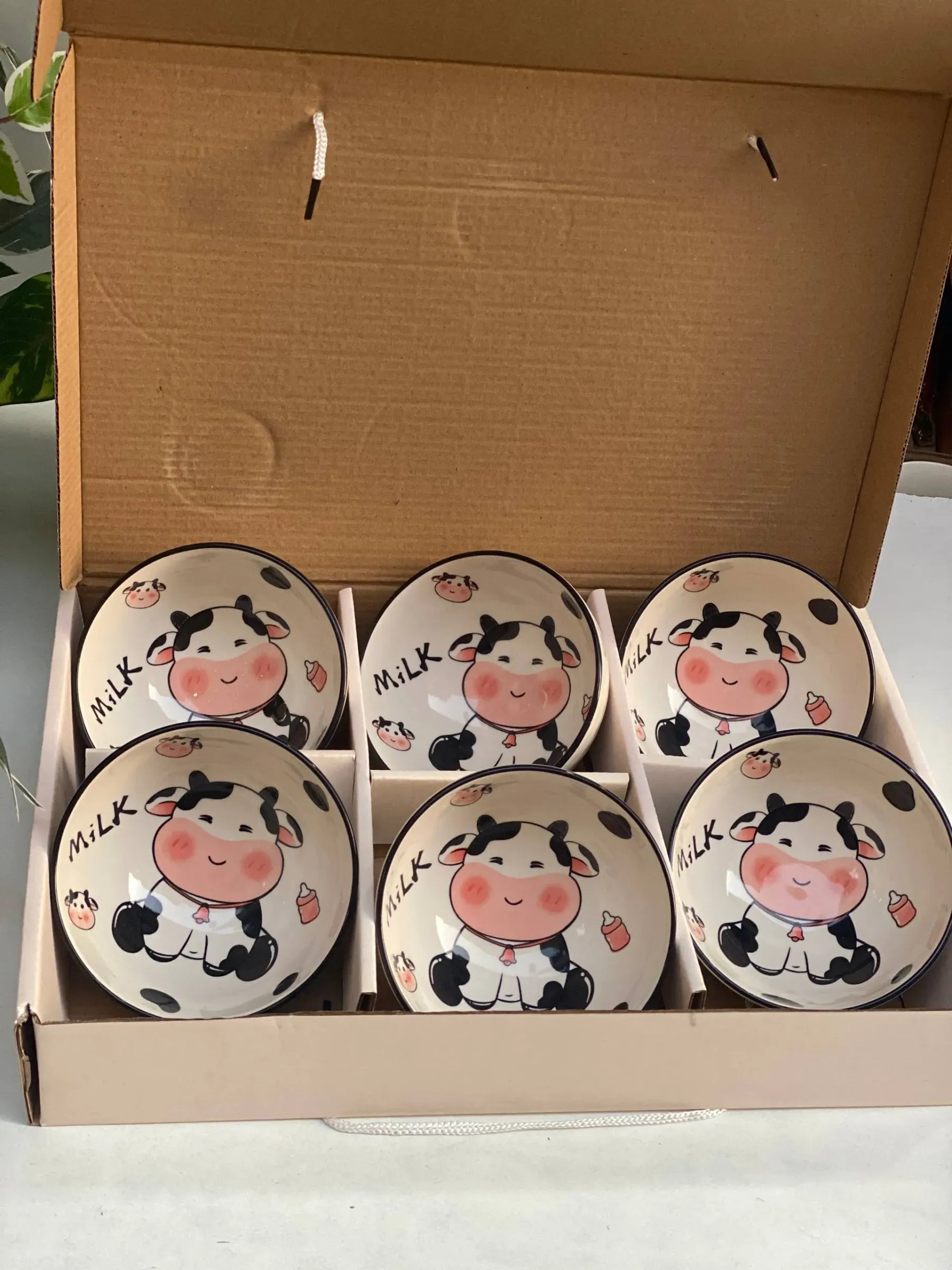 Cow Print Bowls