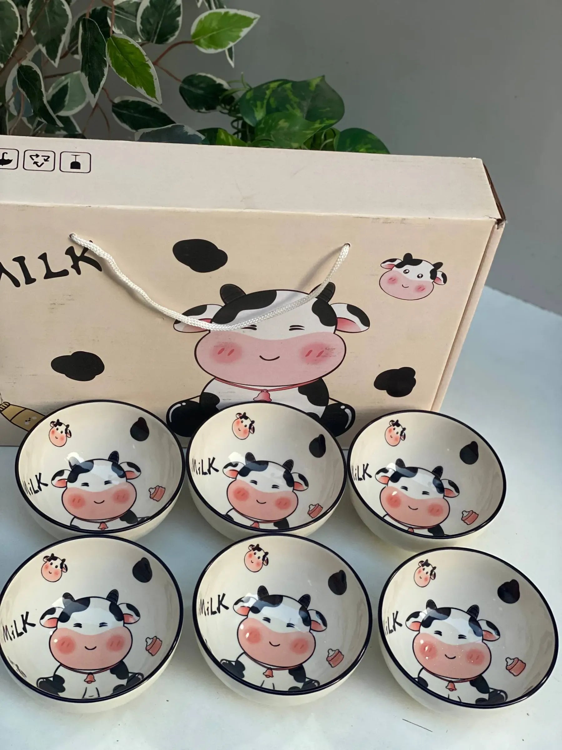 Cow Print Bowls