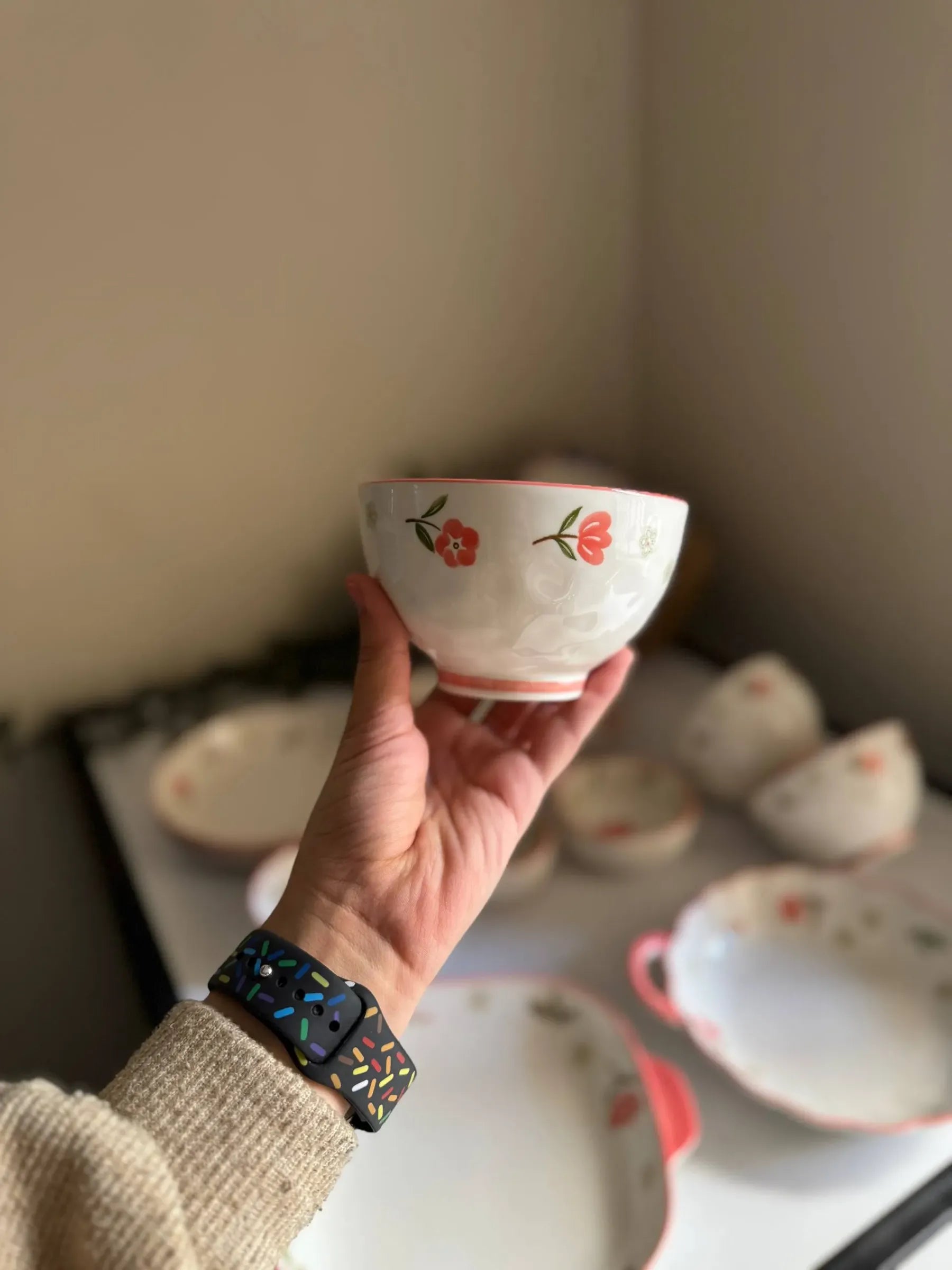 Floral Soup Bowls