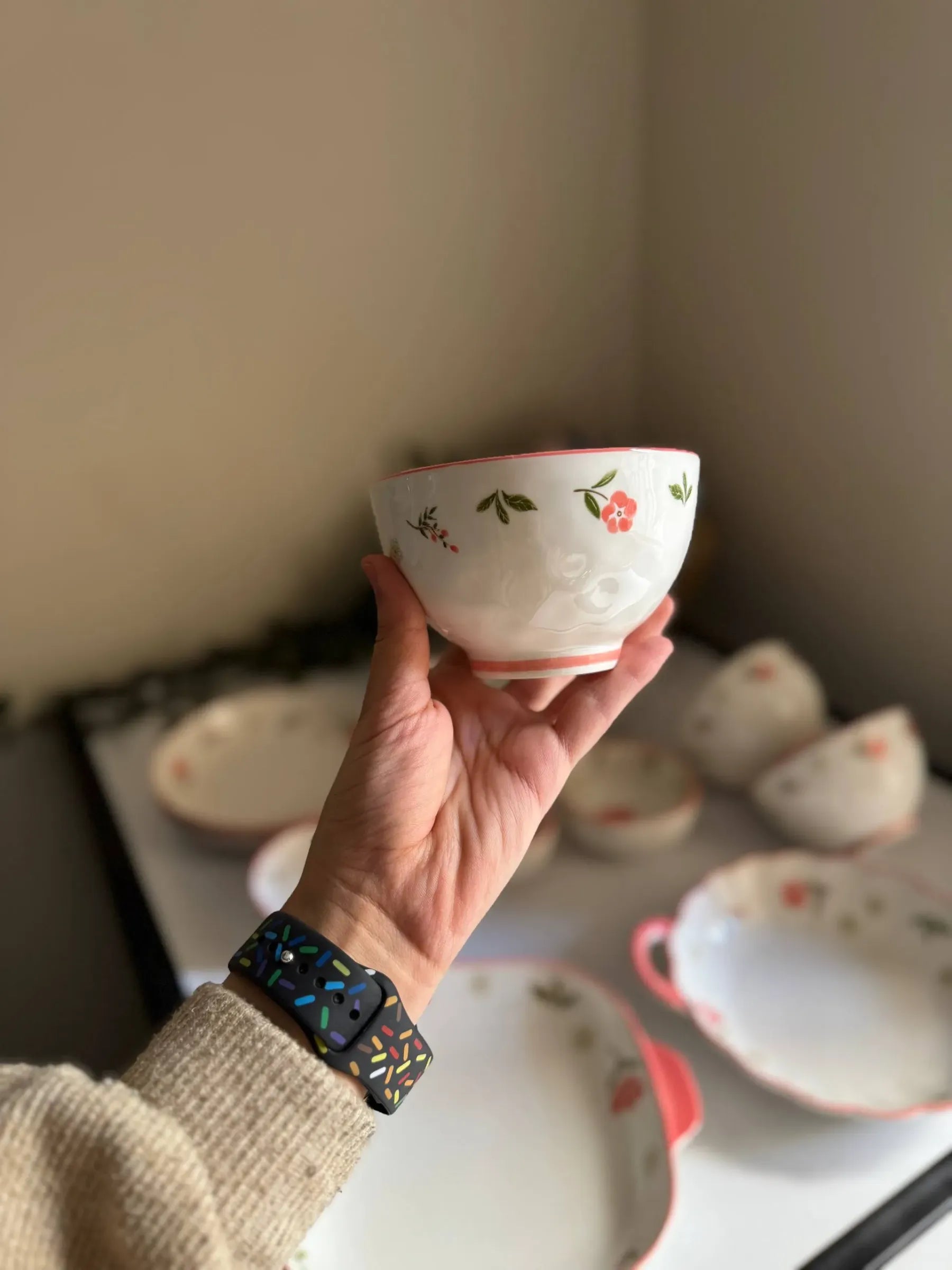 Floral Soup Bowls