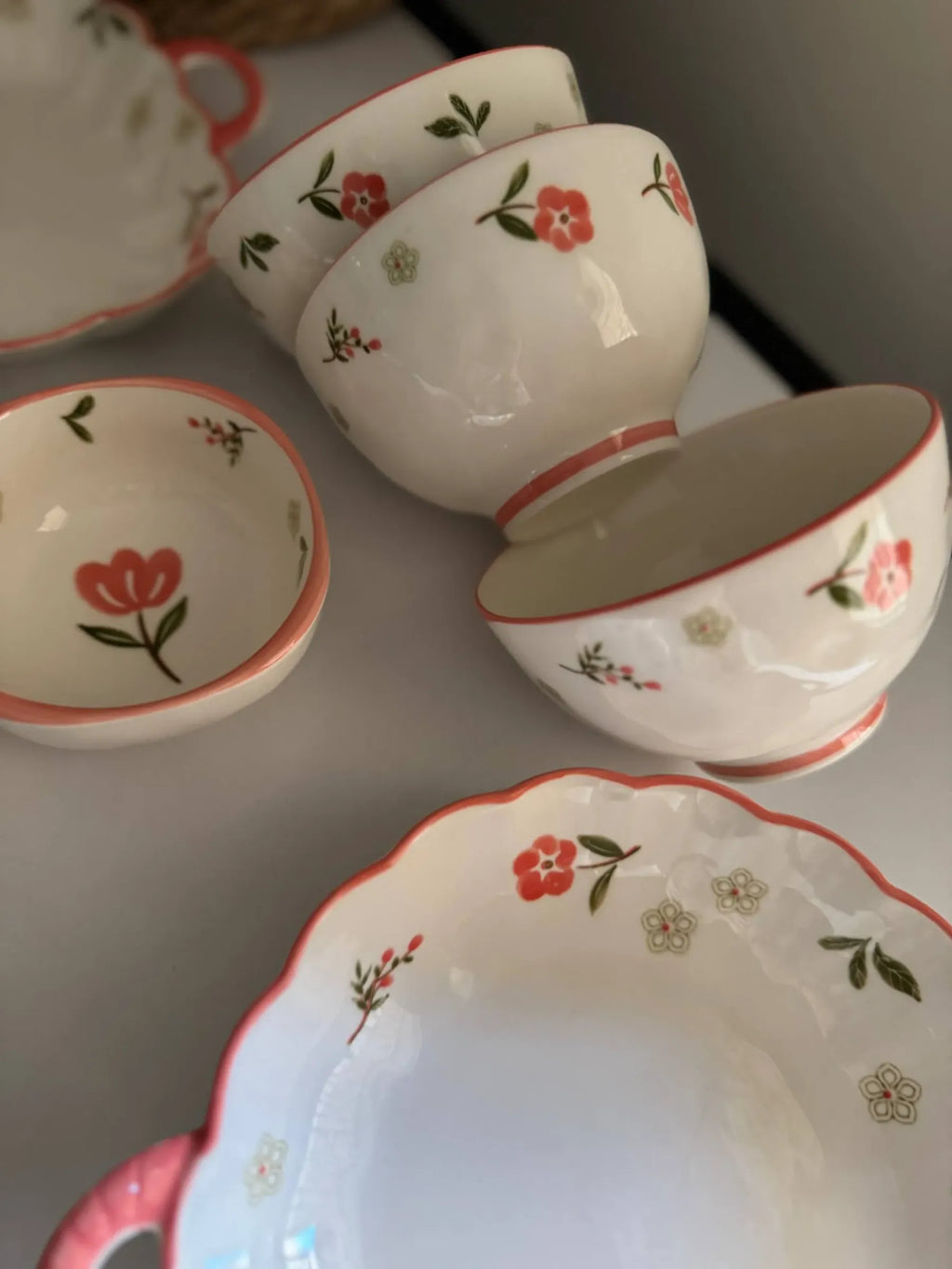 Floral Soup Bowls
