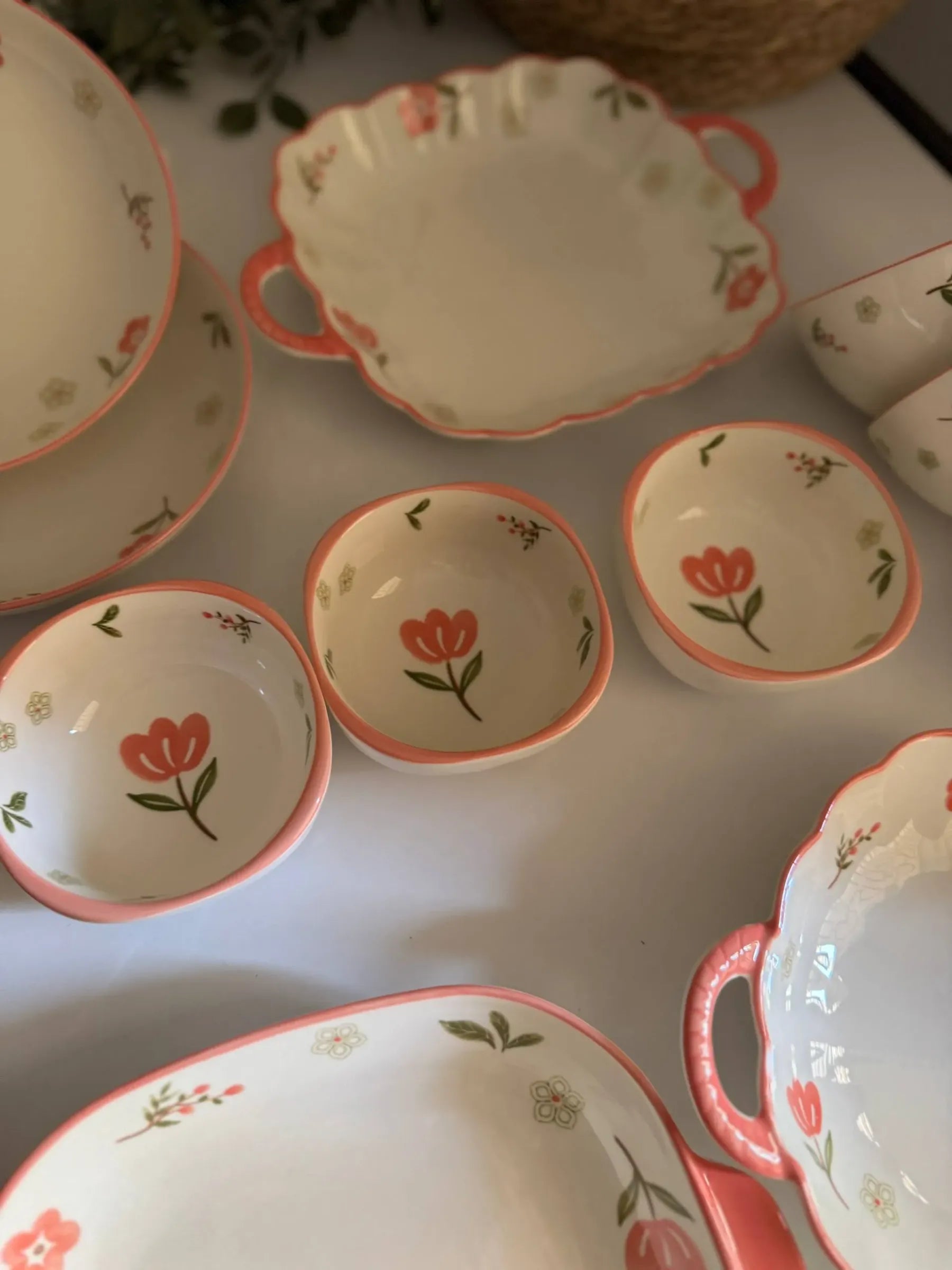 Floral Dip Bowl Set