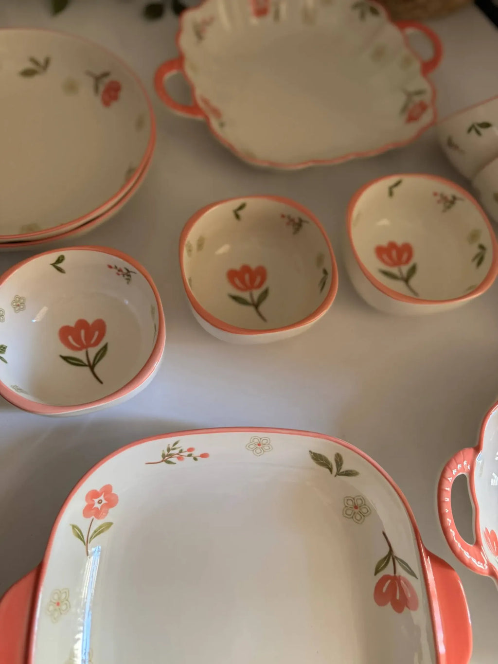 Floral Dip Bowl Set