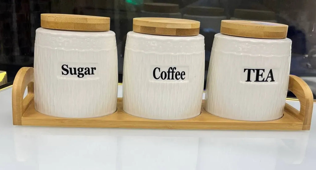 Bamboo Spice Canister Set