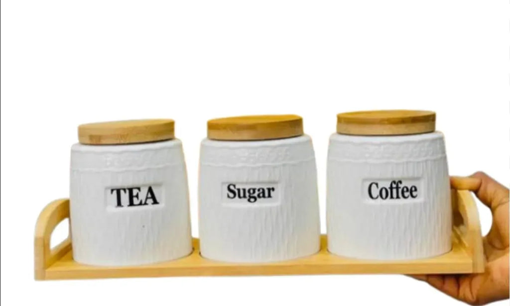 Bamboo Spice Canister Set