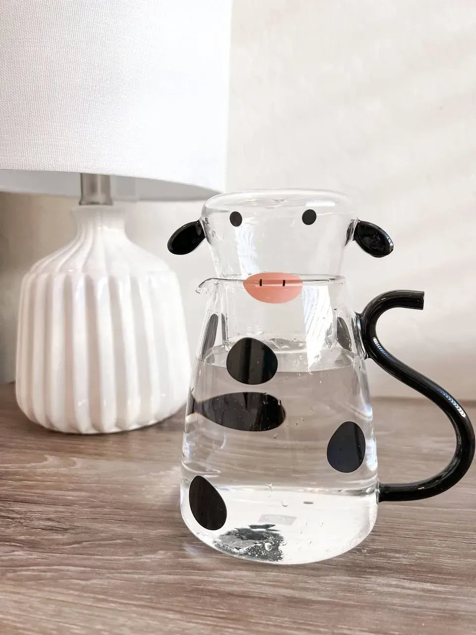 Cow Print Pyrex Set