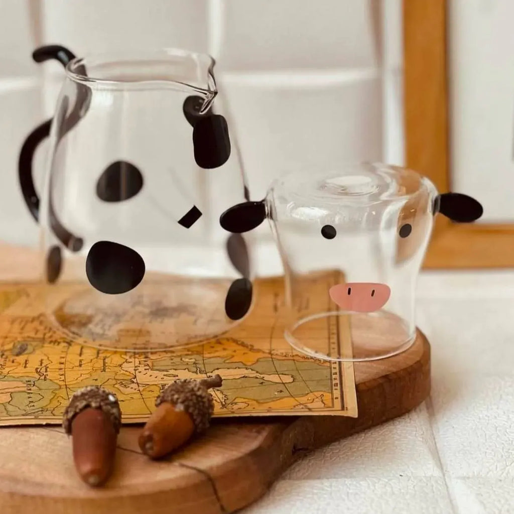 Cow Print Pyrex Set