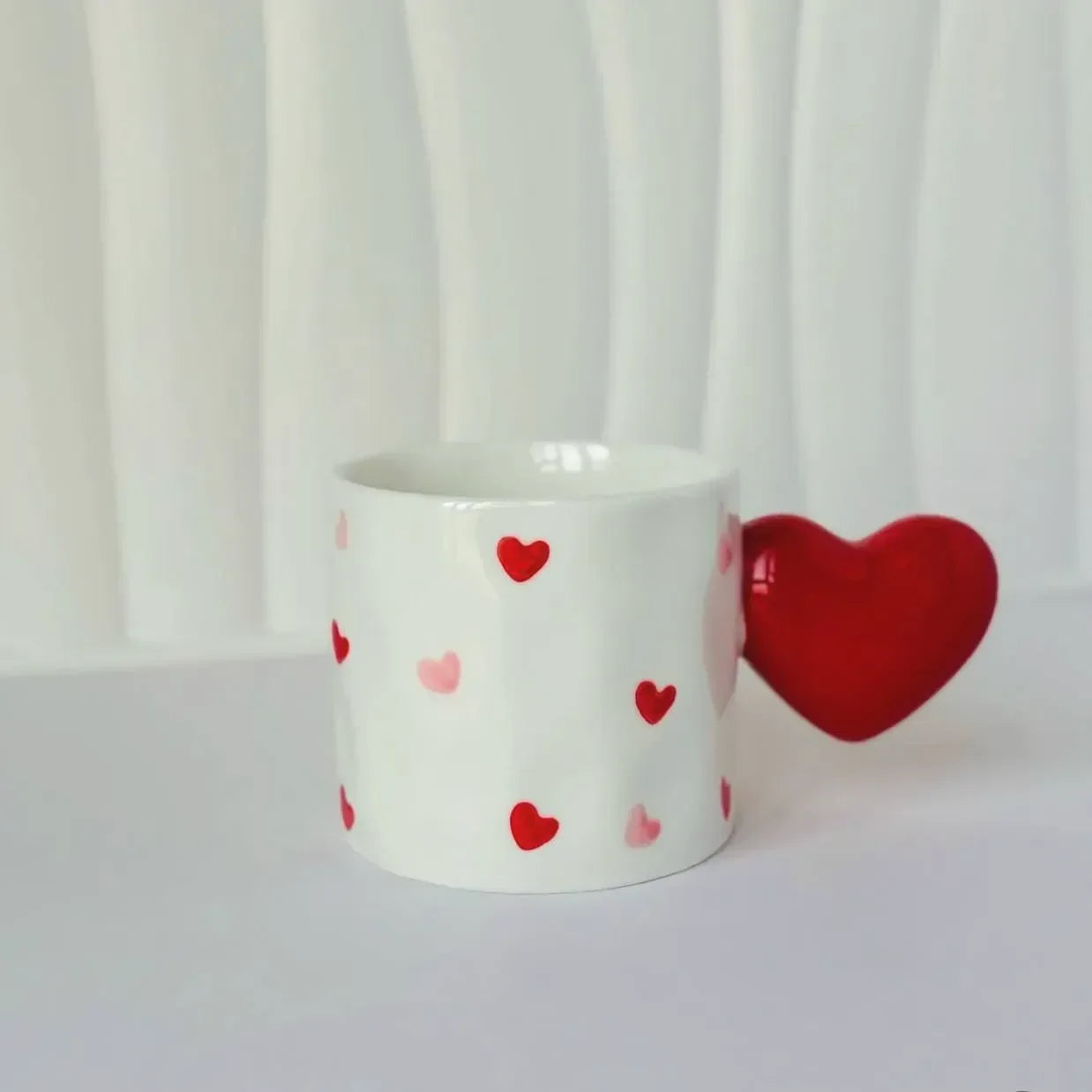 Red Heart Mug