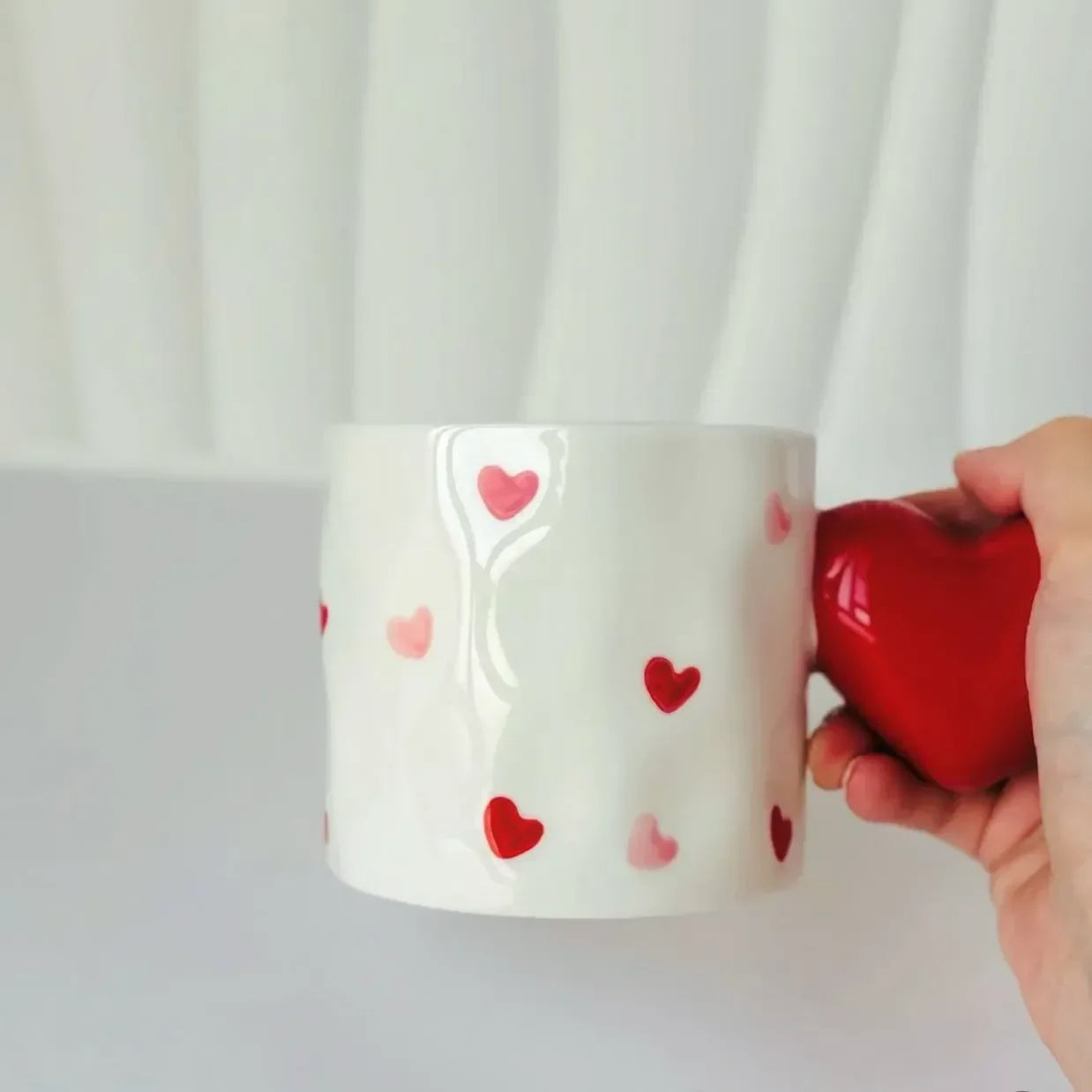 Red Heart Mug