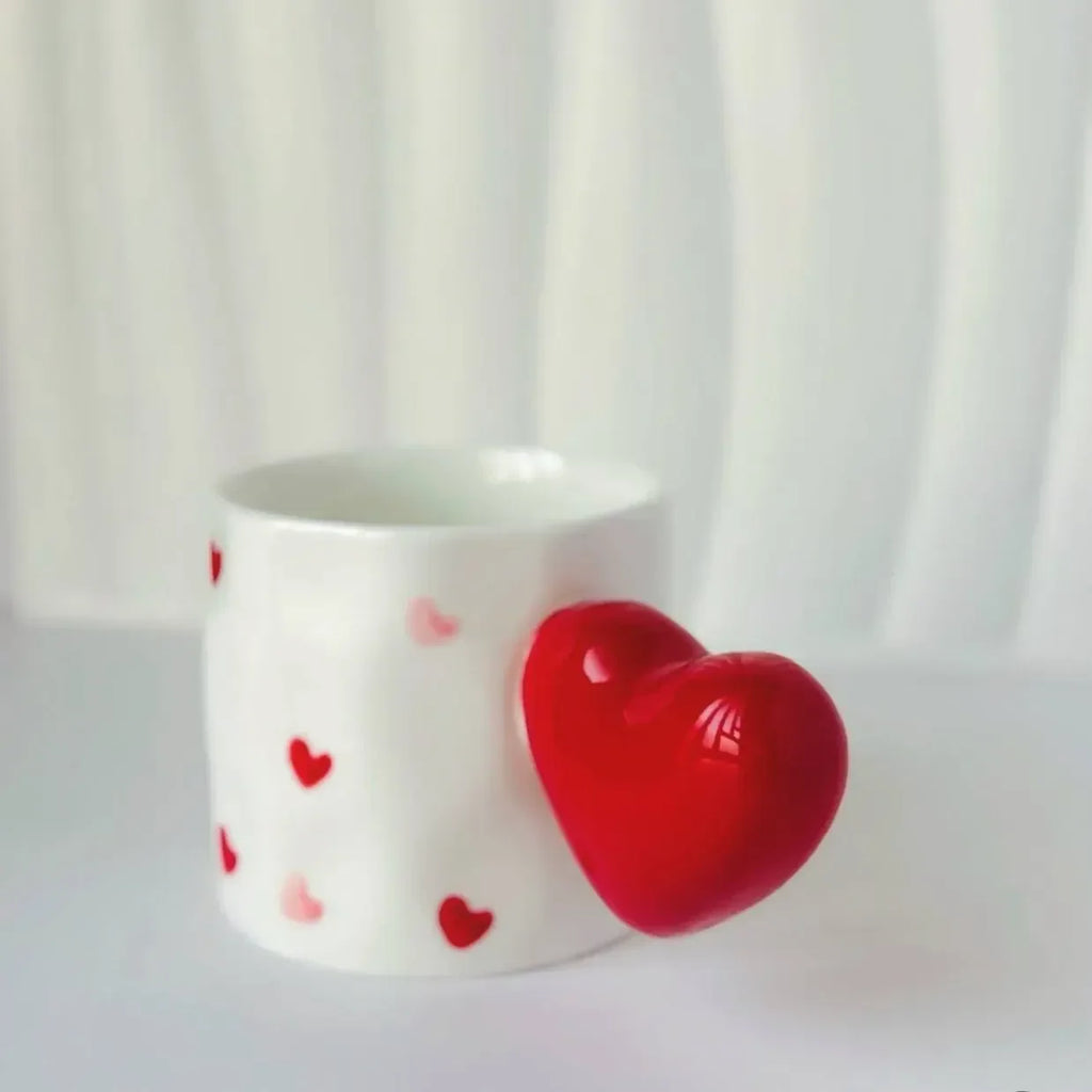 Red Heart Mug