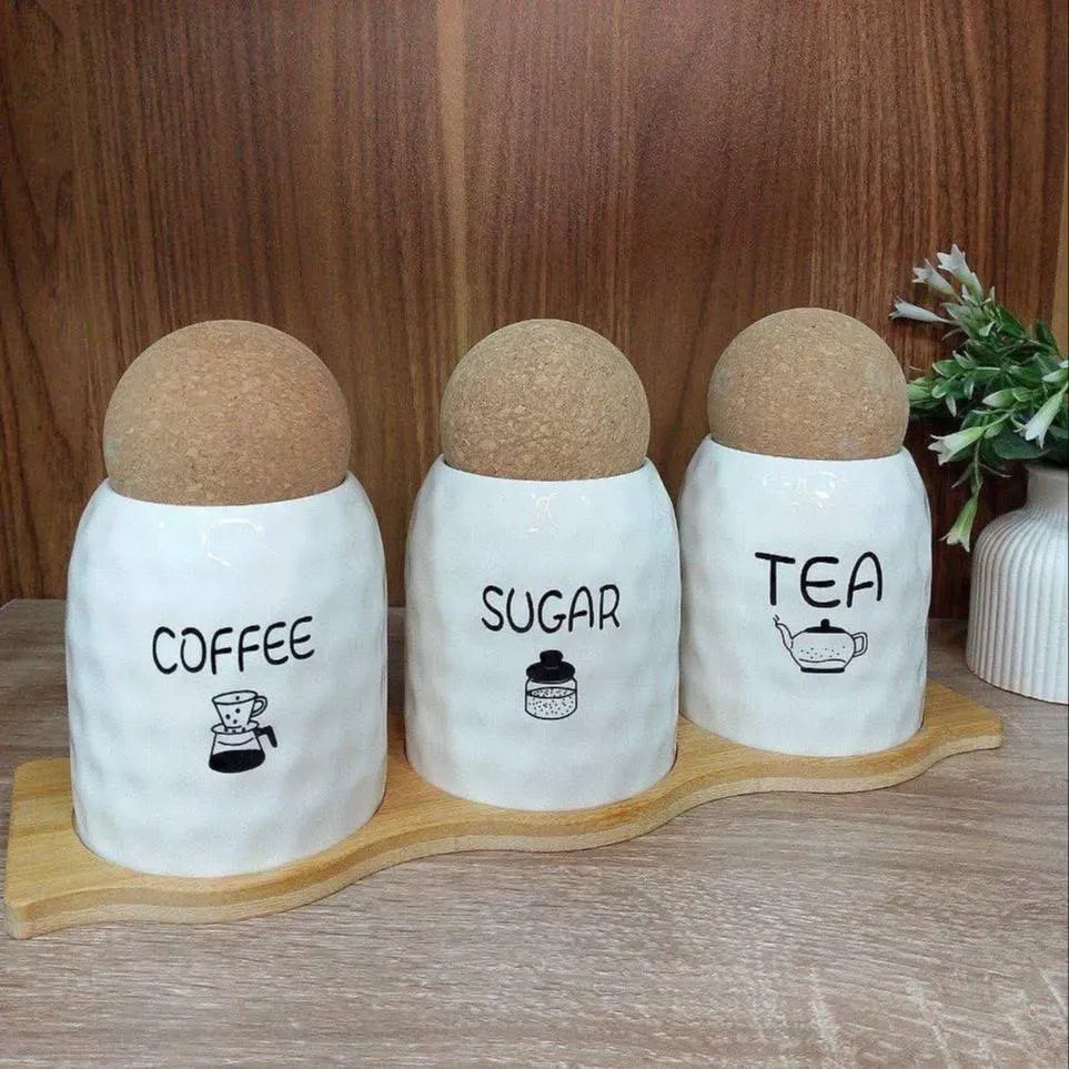 Cork Lid Canisters