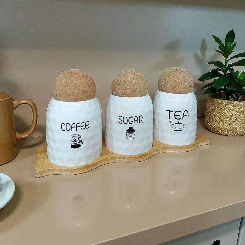 Cork Lid Canisters