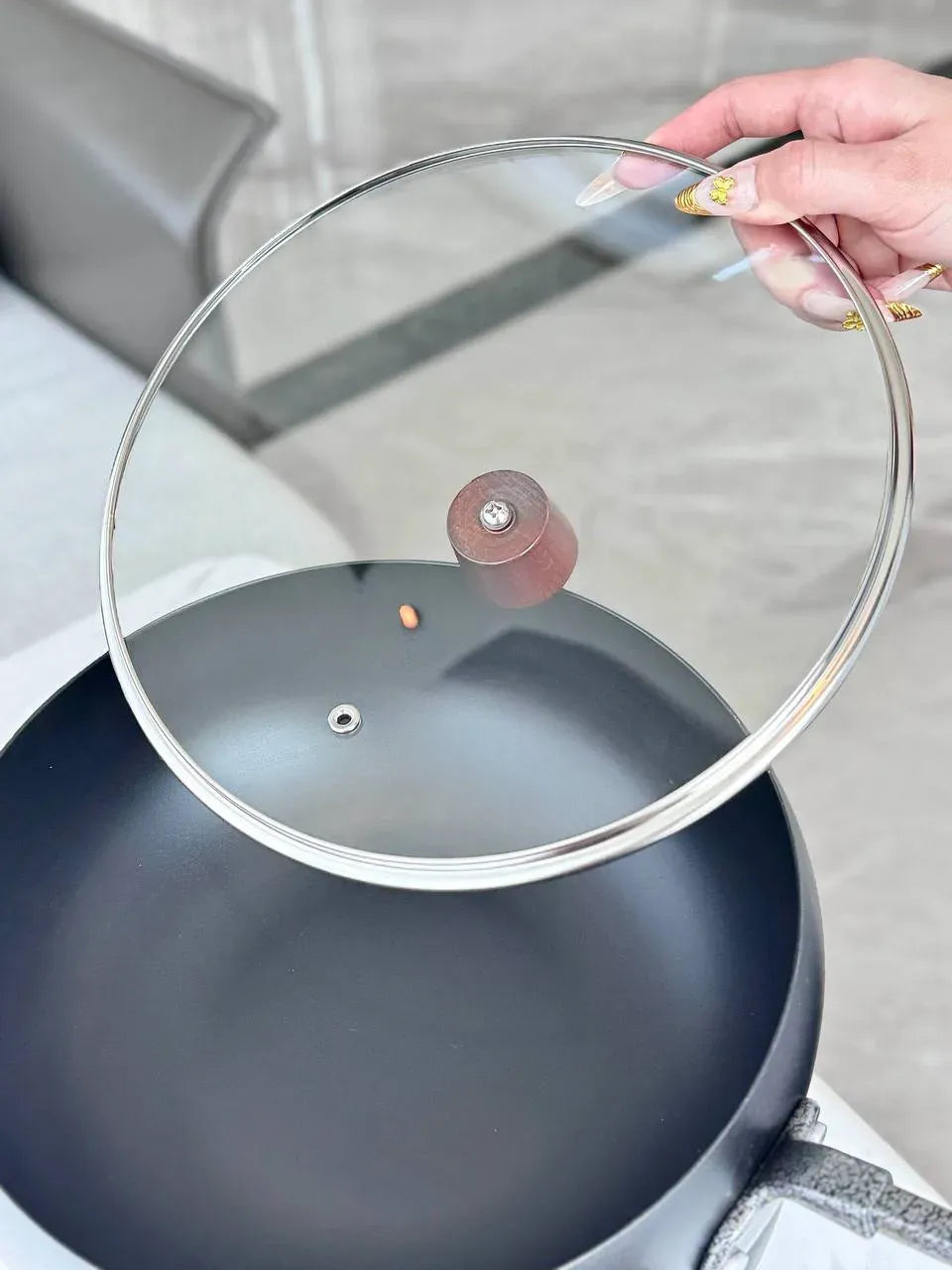 Granite Wok Pan