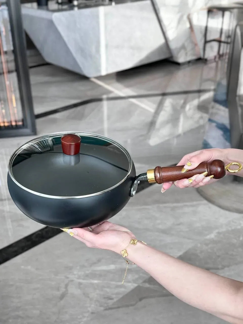 Granite Wok Pan